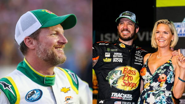 Dale Earnhardt Jr, Martin Truex Jr, Sherry Pollex