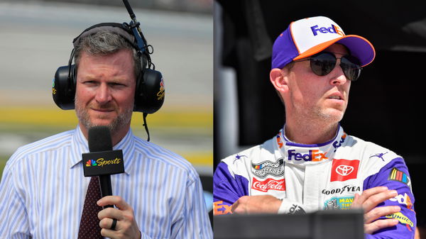 Dale Earnhardt Jr and Denny Hamlin