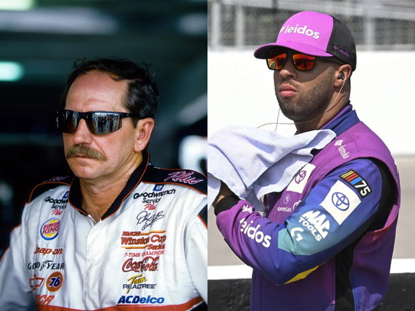 Dale Earnhardt and Bubba Wallace