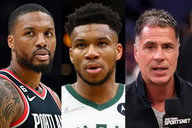 Damian Lillard, Giannis Antetokounmpo, Rob Pelinka