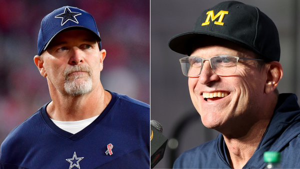 Dan Quinn and Jim Harbaugh