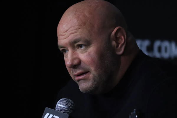 December 5, 2020, Las Vegas, Nevada, Las Vegas, NV, United States: Las Vegas, NV &#8211; December 5: Dana White interacts with