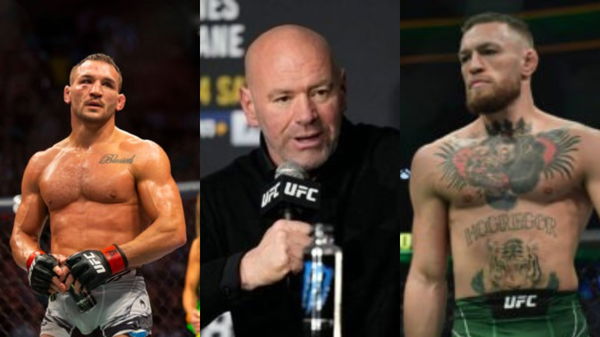 Dana White, Conor McGregor, Michael Chandler