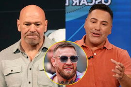 Dana White, Conor McGregor, Oscar De La Hoya
