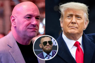 Dana White, Donald Trump, Conor McGregor