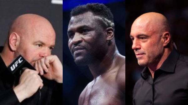 Dana White, Francis Ngannou, Joe Rogan