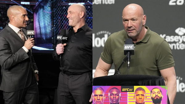 Jon Anik, Joe Rogan and Dana White