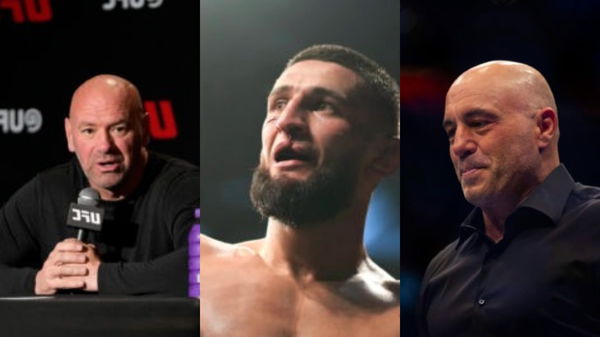 Dana White, Khamzat Chimaev, Joe Rogan