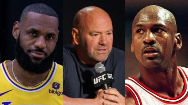 Dana White, LeBron James, Michael Jordan