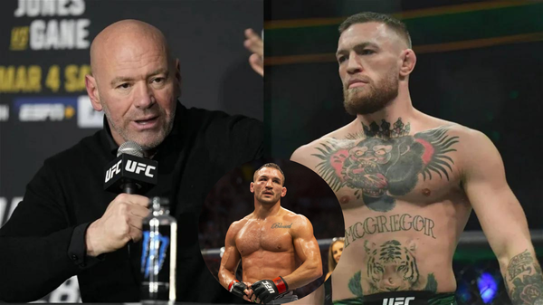 Dana White, Michael Chandler, Conor McGregor