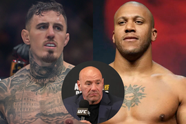 Dana White Tom Aspinall Ciryl Gane