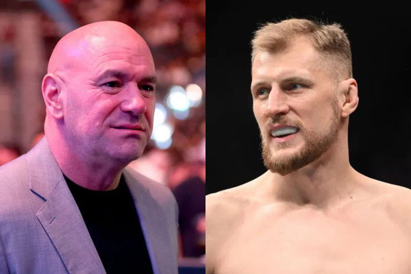 Dana White and Alexander Volkov