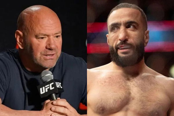 Dana White and Belal Muhammad