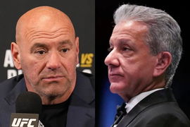 Dana White and Bruce Buffer