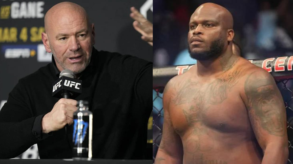 Dana White and Derrick Lewis