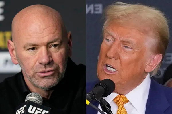 Dana White and Donald Trump
