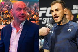Dana White and Renato Moicano