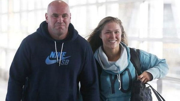 Dana White and Ronda Rousey