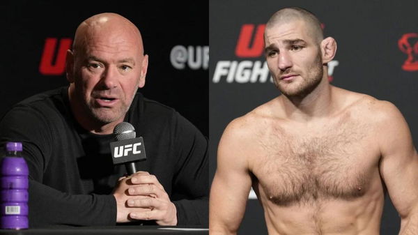 Dana White and Sean Strickland