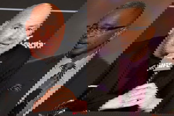 Dana White and Stuart Scott