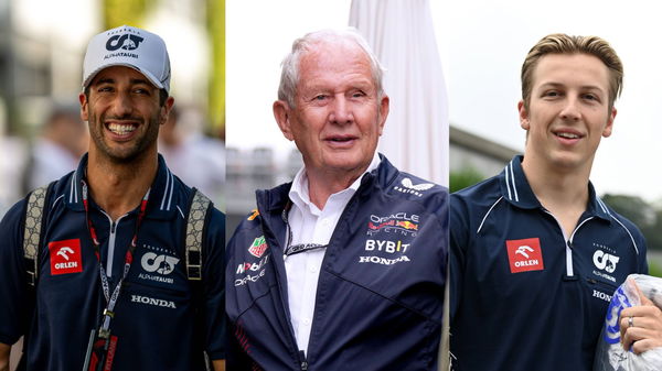 Daniel Ricciardo, Helmut Marko &#038; Liam Lawson