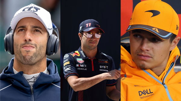 Daniel Ricciardo, Sergio Perez &#038; Lando Norris