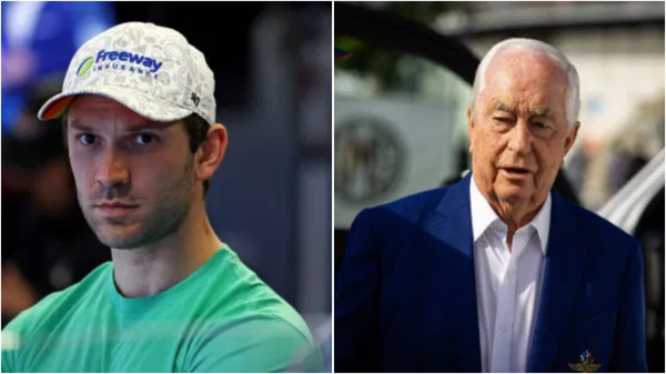 Daniel Suarez and Roger Penske.