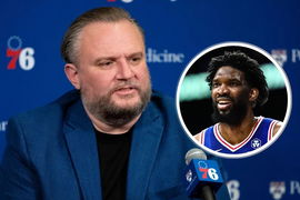 Daryl Morey and Joel Embiid
