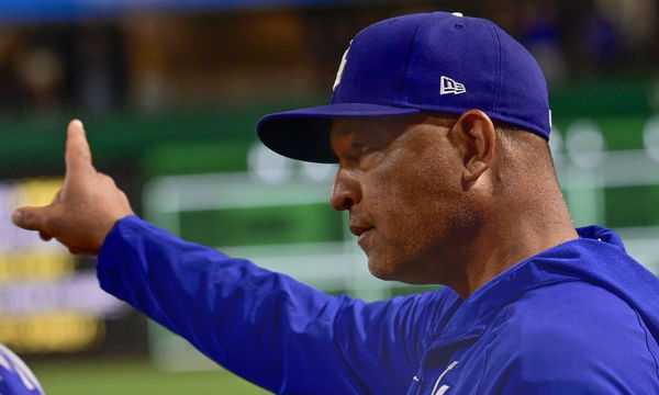 Los Angeles Dodgers manager Dave Roberts in Pittsburgh