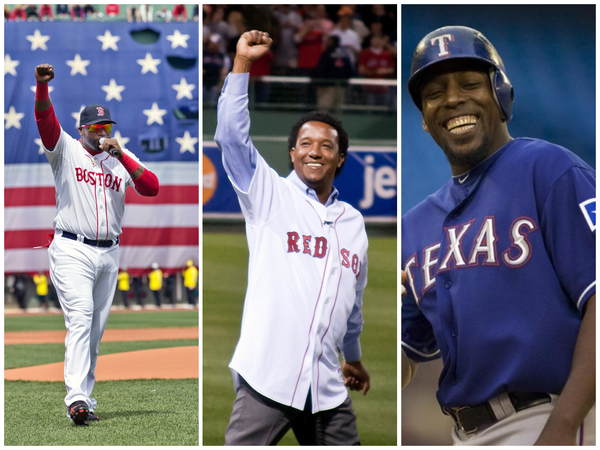 David Ortiz, Pedro Martinez and Vladimir Guerrero