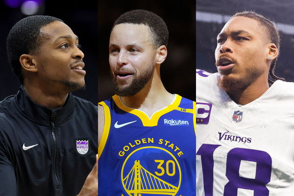 De&#8217;Aaron Fox, Stephen Curry, Justin Jefferson