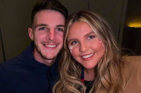 Declan Rice and his girlfriend