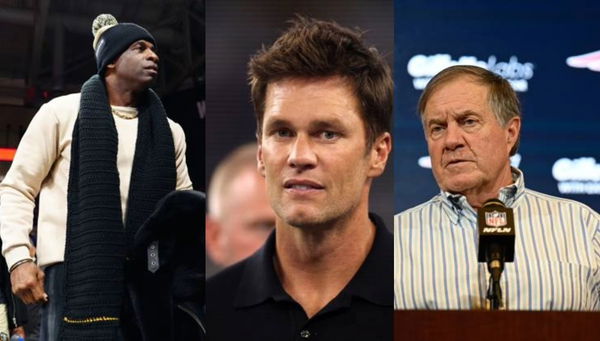 Deion Sanders, Tom Brady and Bill Belichick