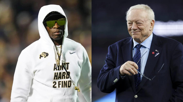 Deion Sanders and Jerry Jones