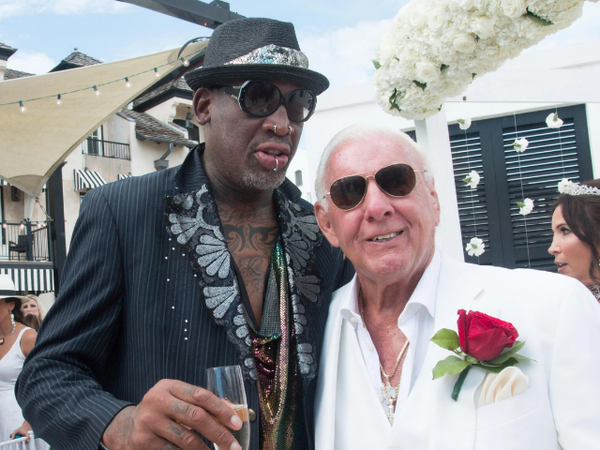 Dennis Rodman and WWE Legend Ric Flair's Party Session Goes Viral