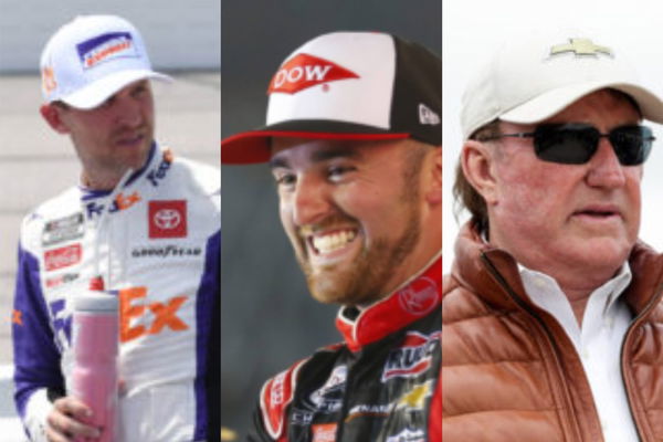 Denny Hamlin, Austin Dillon and RIchard Childress