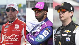Denny Hamlin, Bubba Wallace, Kyle Busch