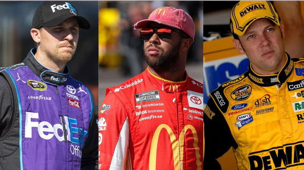 Denny Hamlin-Bubba Wallace-Matt Kenseth