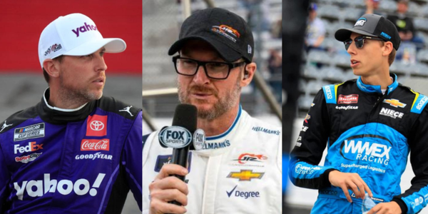 Denny Hamlin, Dale Earnhardt Jr &#038; Carson Hocevar