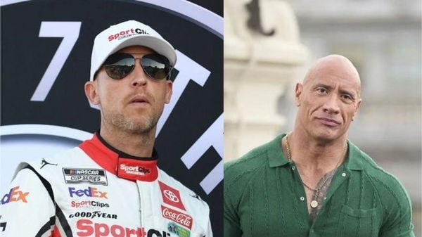 Denny Hamlin, Dwayne &#8220;The Rock&#8221; Johnson