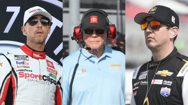 Denny Hamlin, Joe Gibbs, Kyle Busch