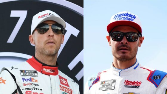 Denny Hamlin Exposes Kyle Larson’s ‘Misjudged’ WWTR Move Amid Trend of Recent Mistakes