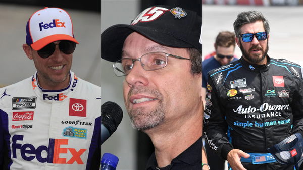 Denny Hamlin, Kyle Petty, Martin Truex Jr