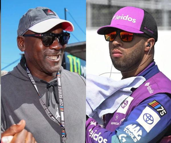 Denny Hamlin, Michael Jordan, Bubba Wallace