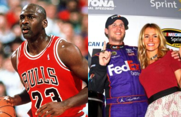 Denny Hamlin, Michael Jordan, Jordan Fish