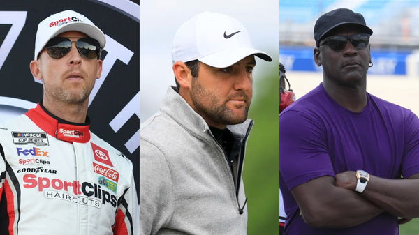 Denny Hamlin, Scottie Scheffler, Michael Jordan