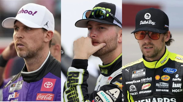 Denny Hamlin, William Byron, Ryan Blaney