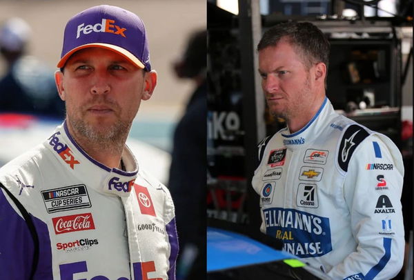 Denny Hamlin and Dale Eanhardt Jr