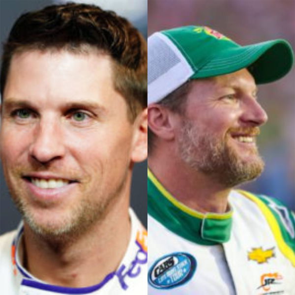 Denny Hamlin and Dale Earnhardt Jr