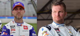 Denny Hamlin and Dale Earnhardt Jr